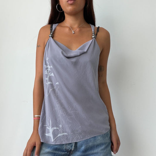 Vintage Cop Copine Graphic Cowl Neck Top