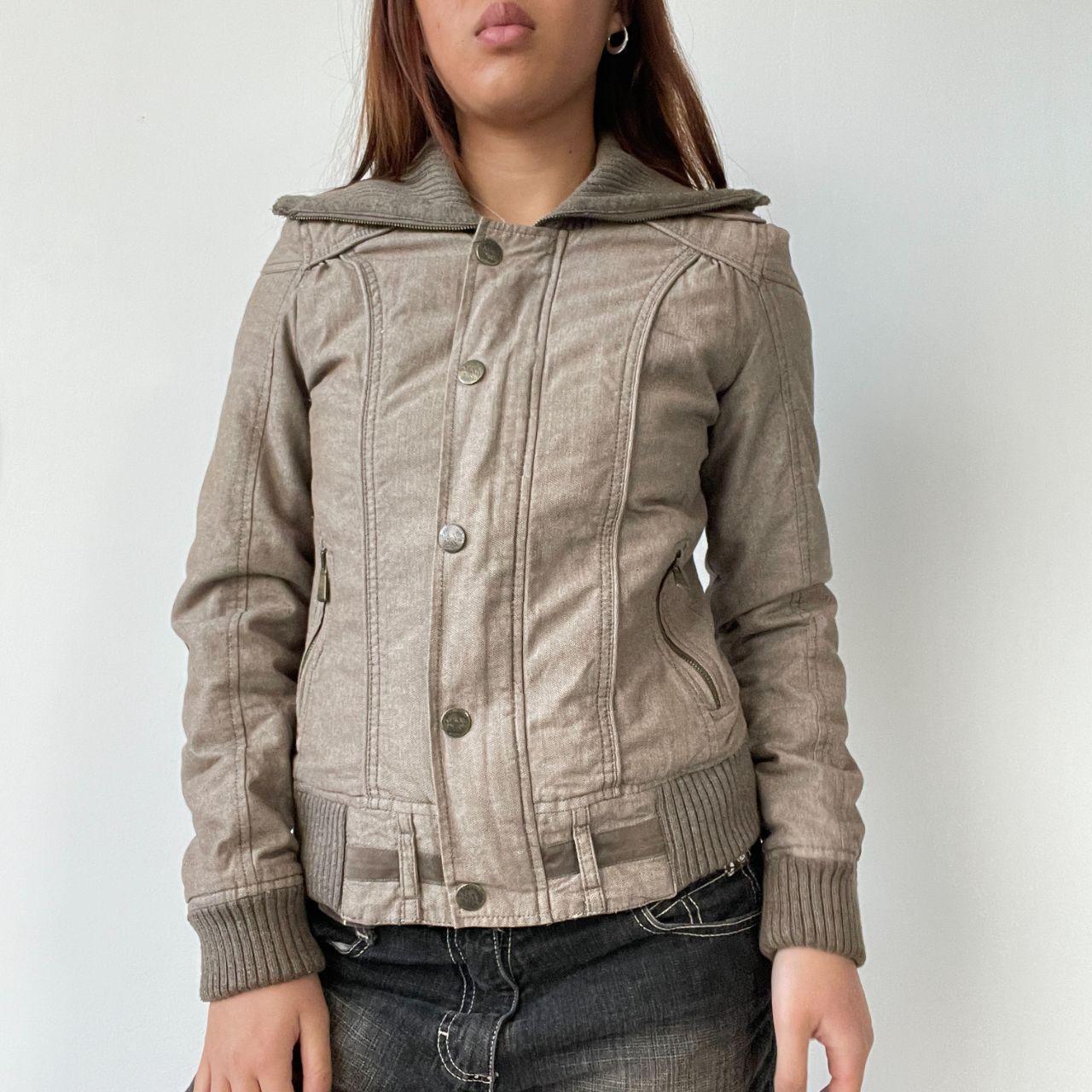 Brown Structured Utility Jacket