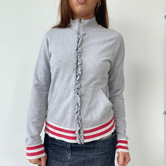 Grey Detailed Track Jumper