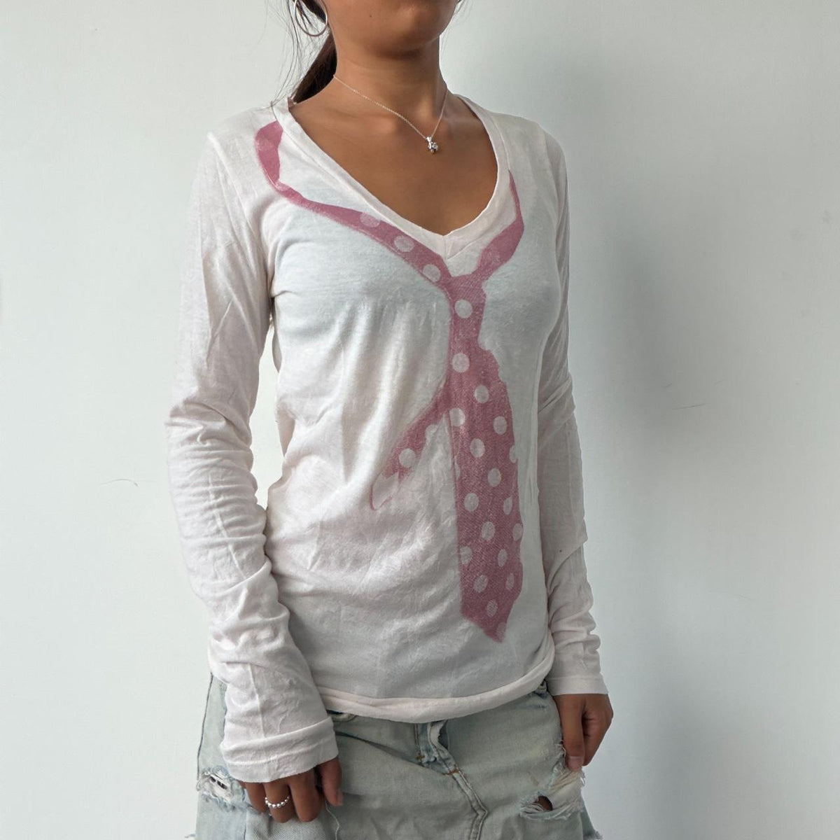 Vintage IKKS Graphic Print Top
