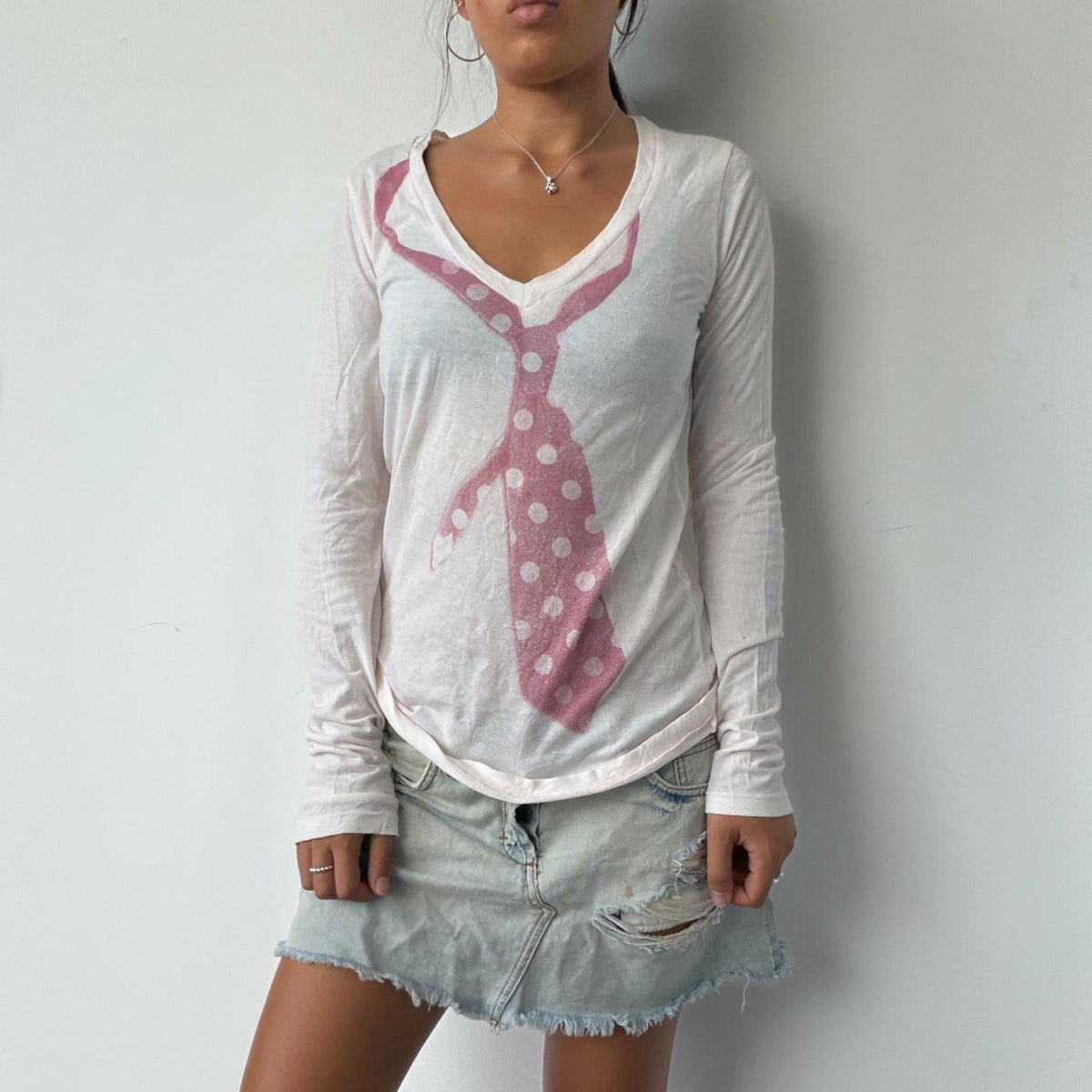 Vintage IKKS Graphic Print Top