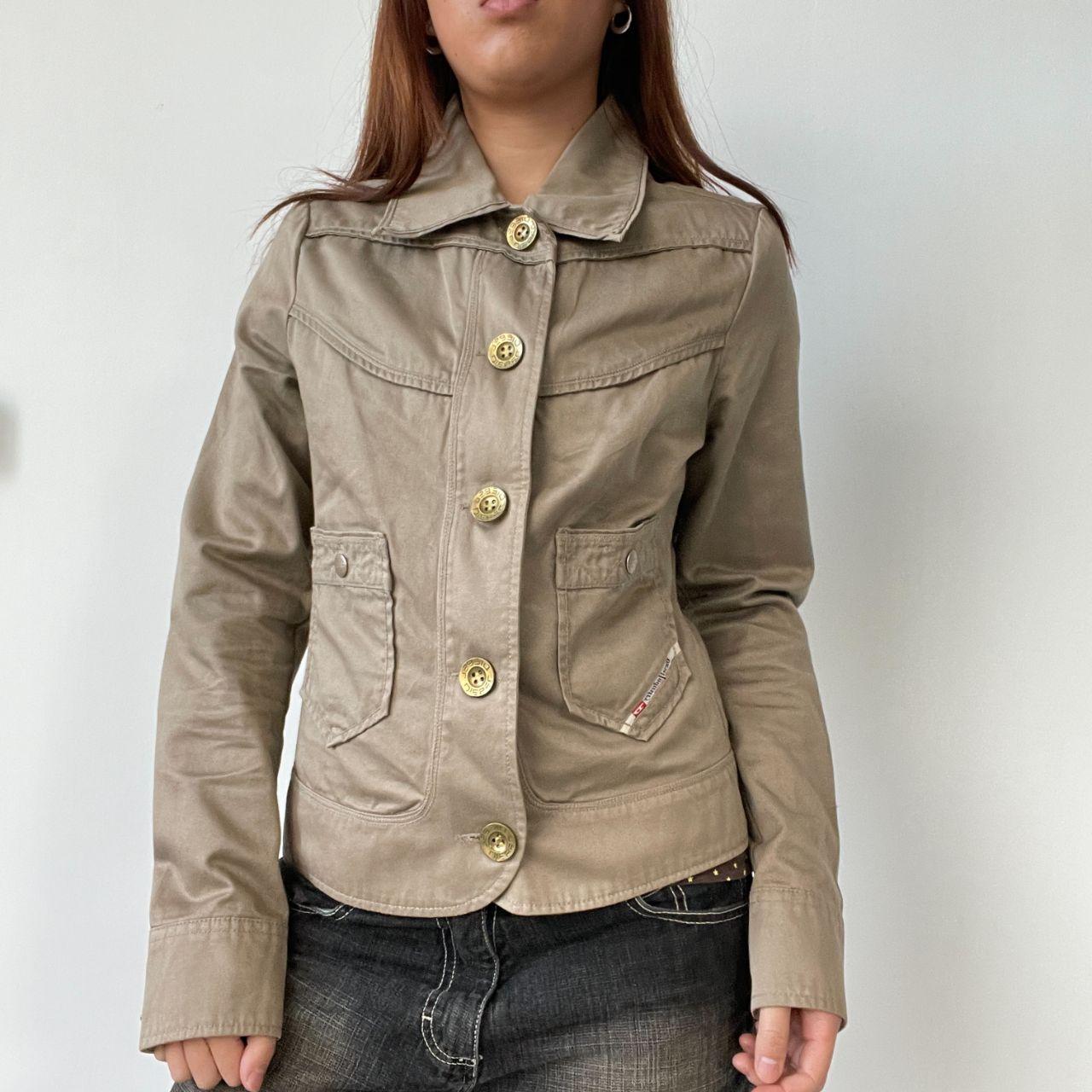 Brown Diesel Fitted Jacket