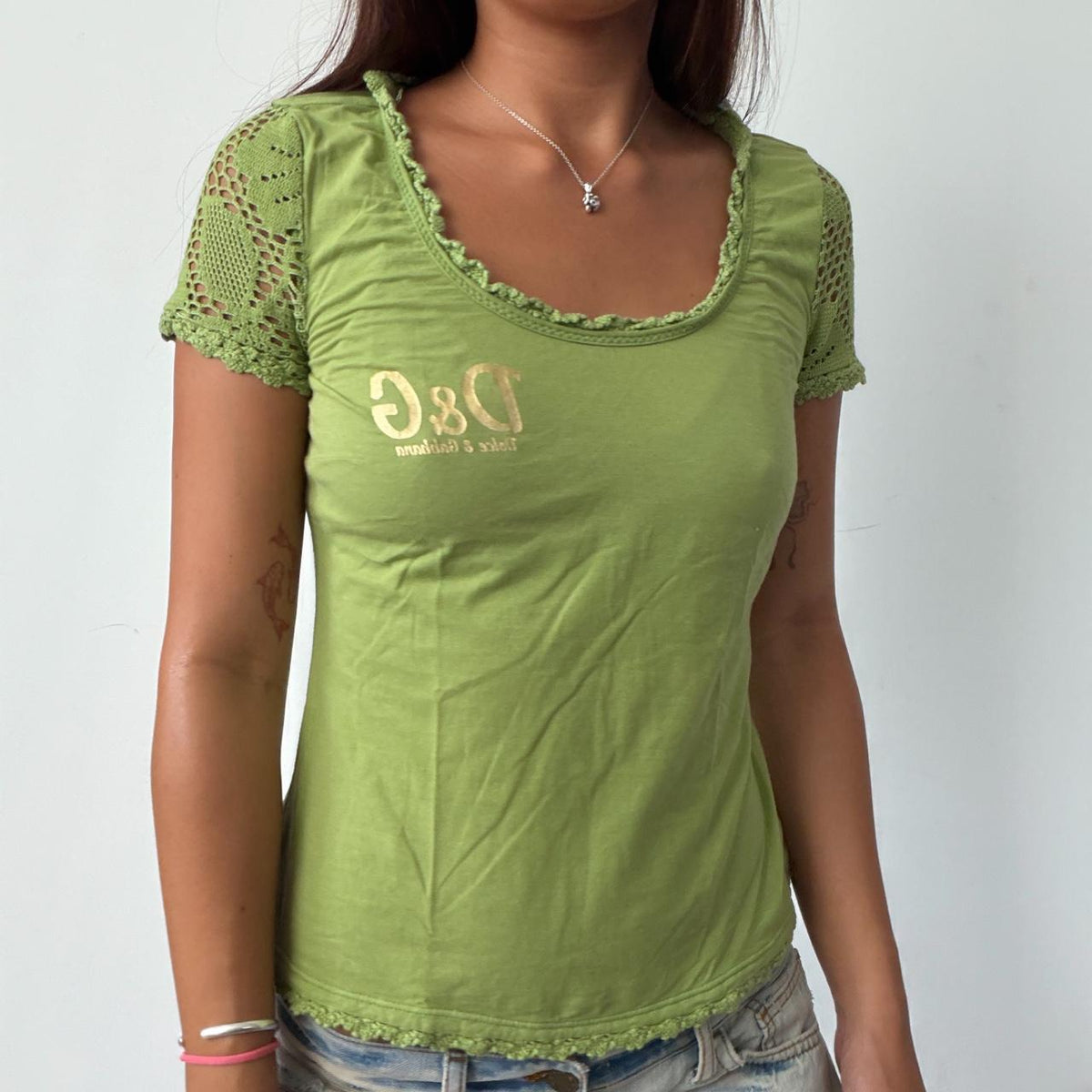 Vintage D&G Green Top