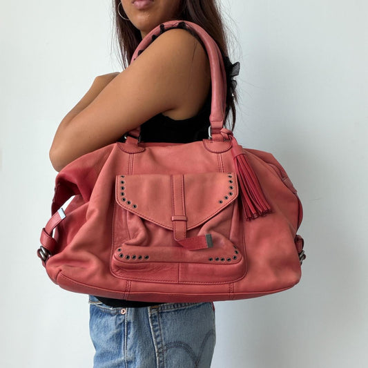 Vintage IKKS Leather Shoulder Bag