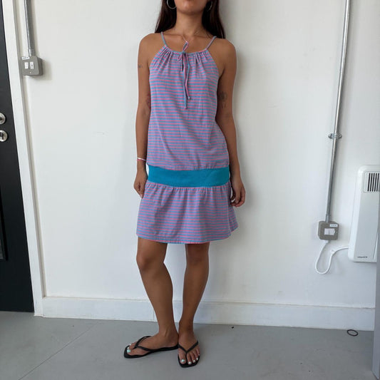 Vintage Striped Mini Dress