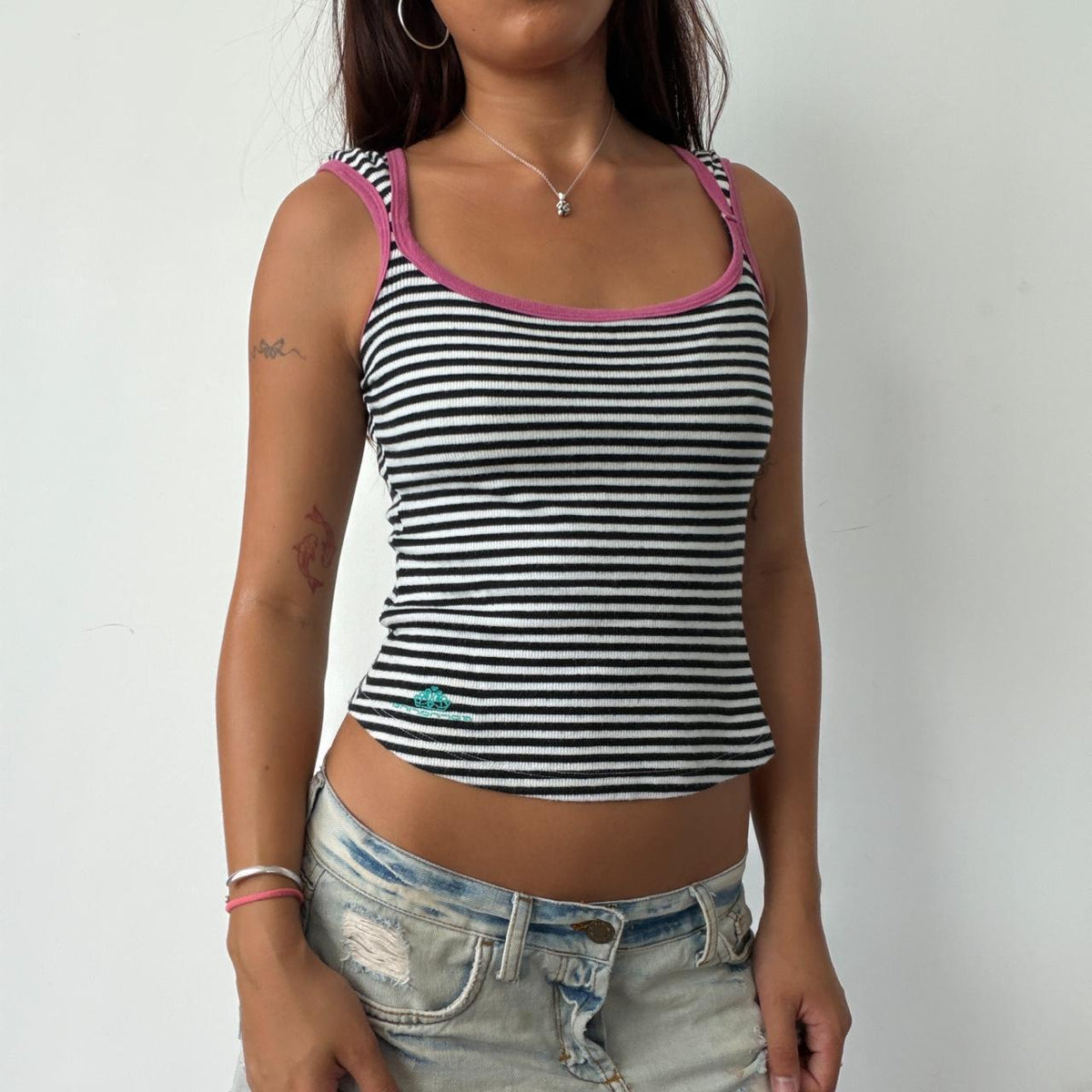 Vintage Striped Cop Top
