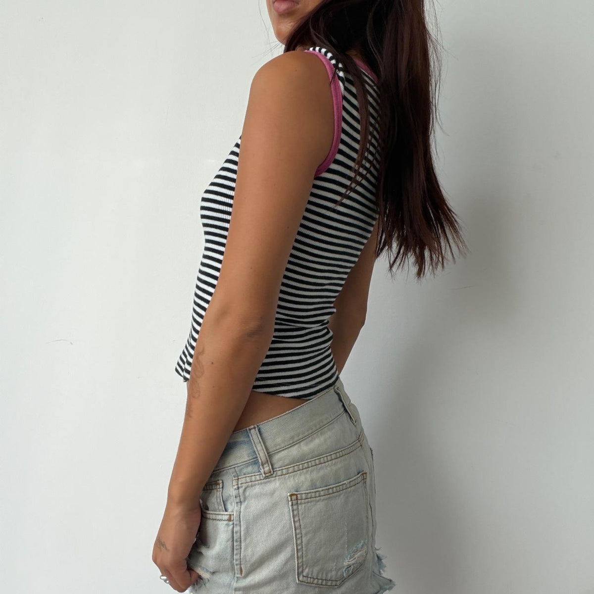 Vintage Striped Cop Top