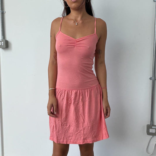 Vintage Coral Mini Dress