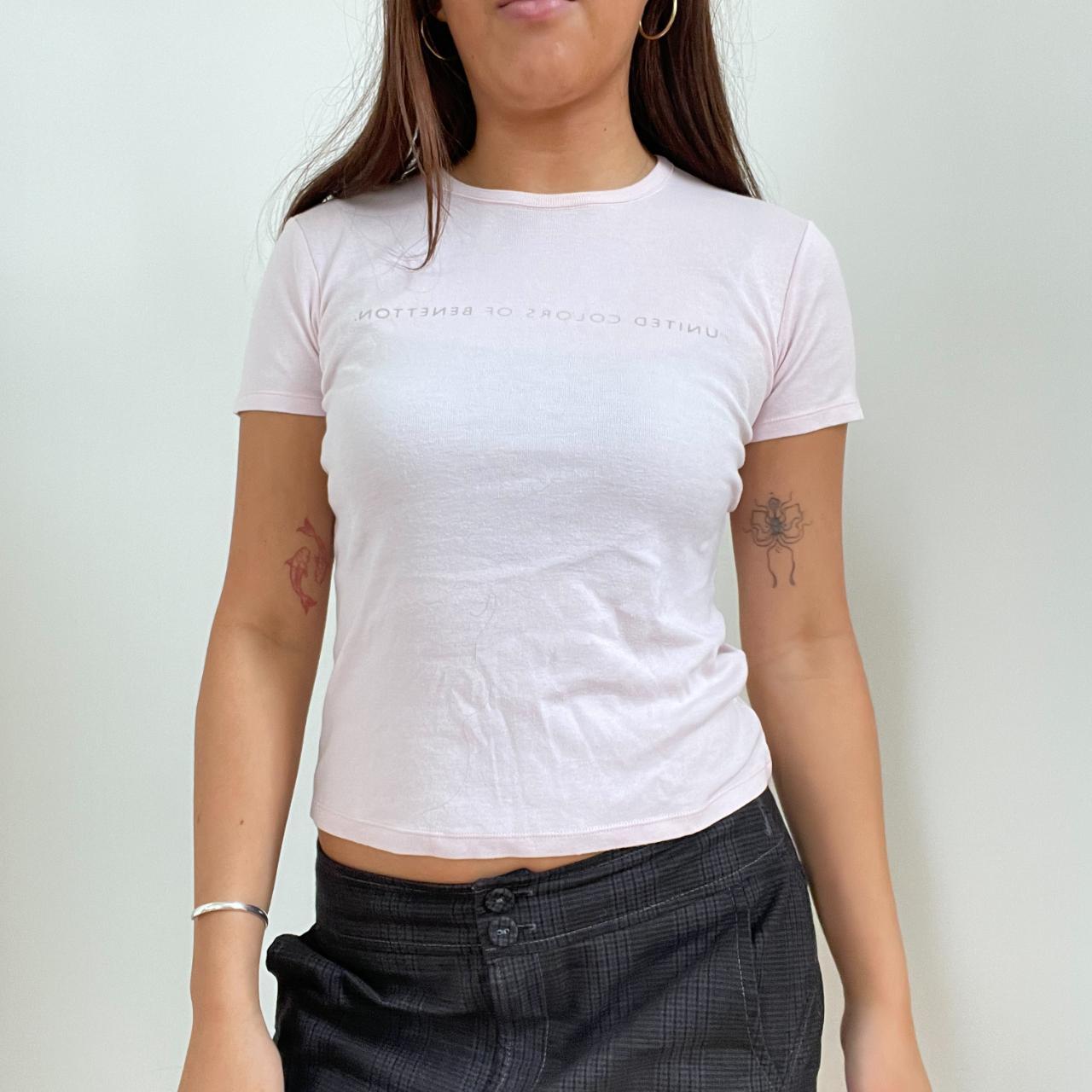 Baby Pink United Colours of Benetton Baby Tee