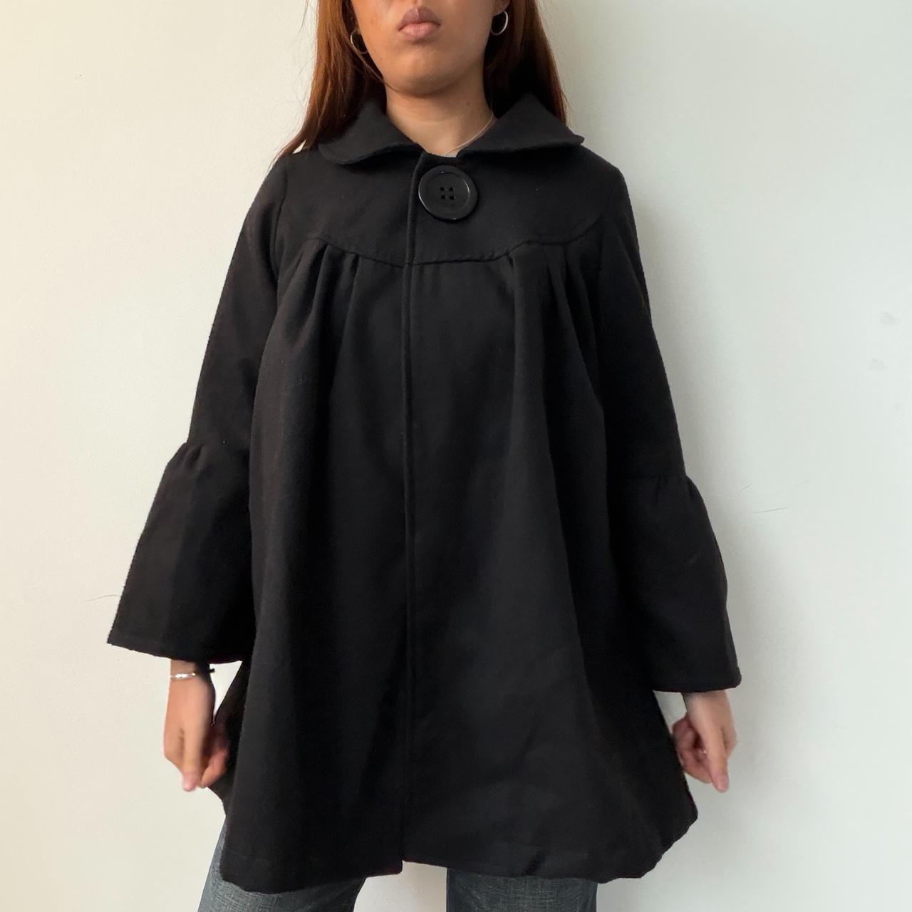 Vintage Black Button Blazer