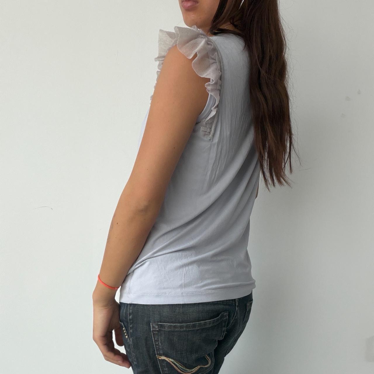 Vintage Light Grey Cop Copine Top