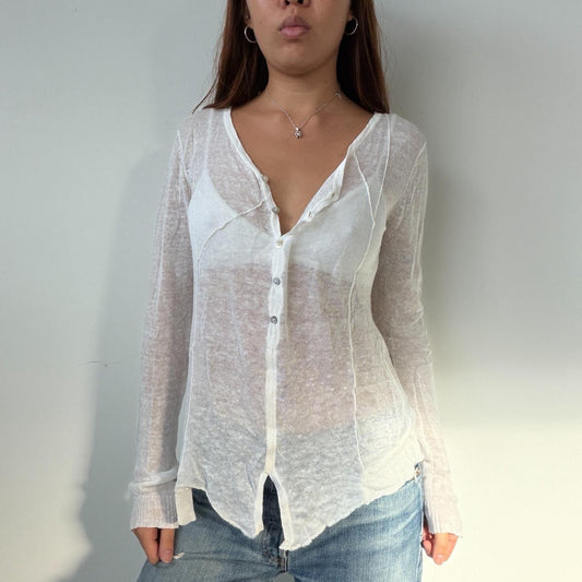 Vintage White Cardigan