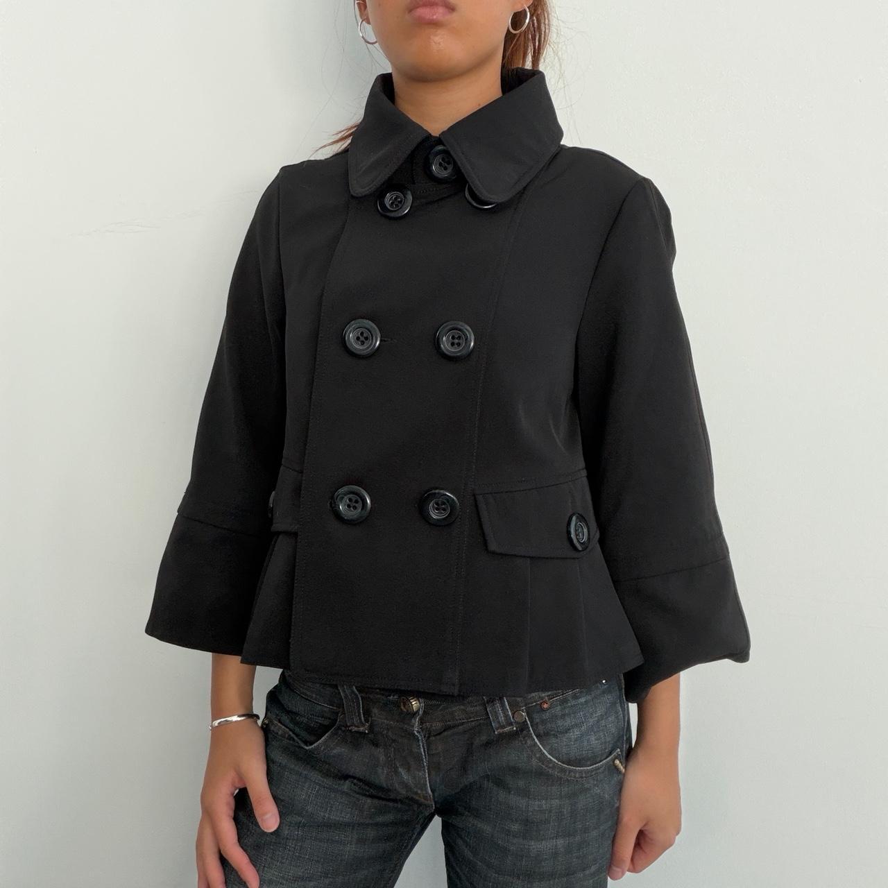 Vintage Black Button Up Jacket