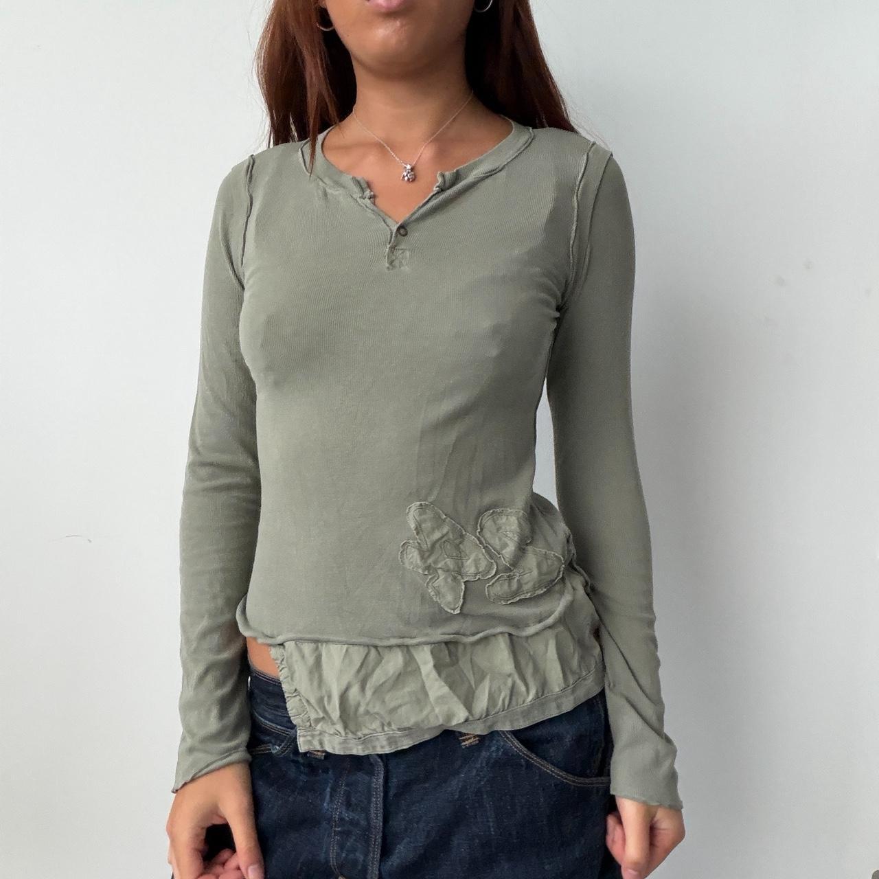 Vintage Khaki Cop Copine Top