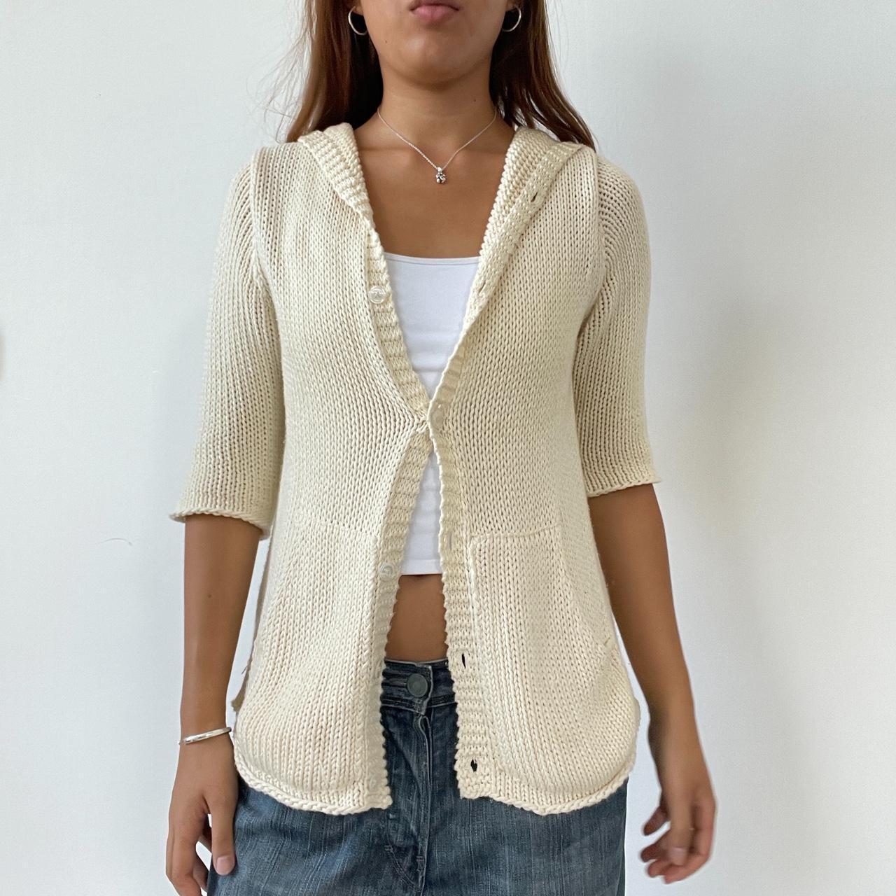 Vintage Cream DKNY Cardigan