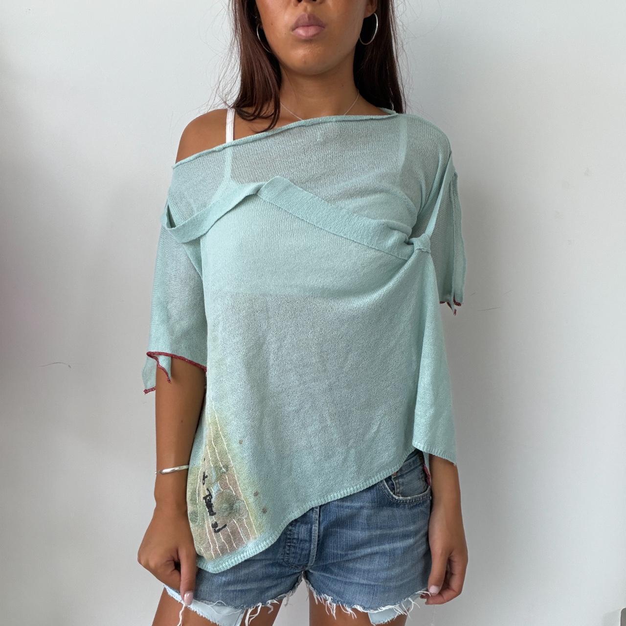 Vintage Blue Cop Copine Top