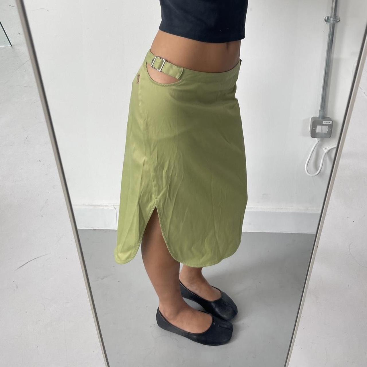 Vintage Green midi skirt