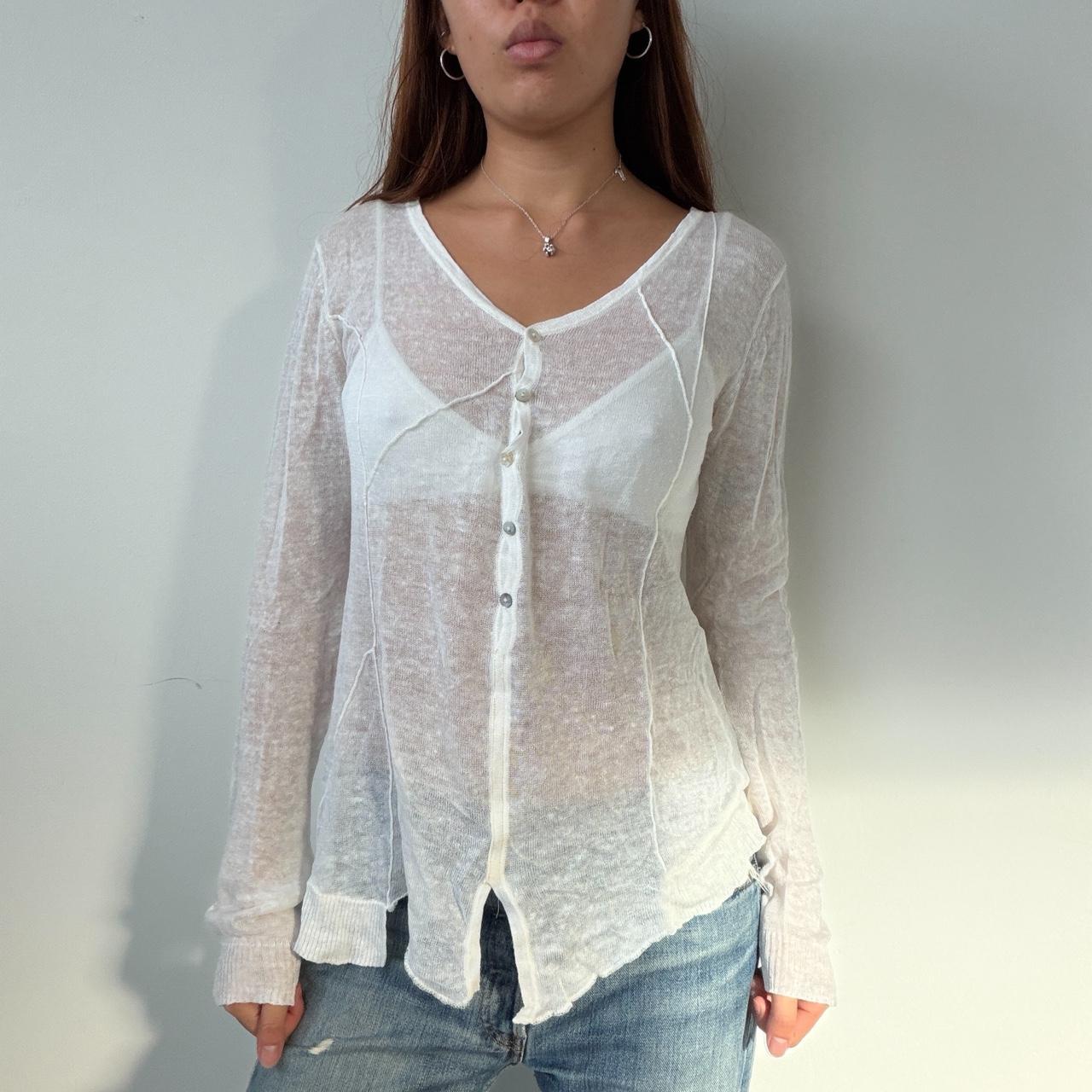 Vintage White Cardigan