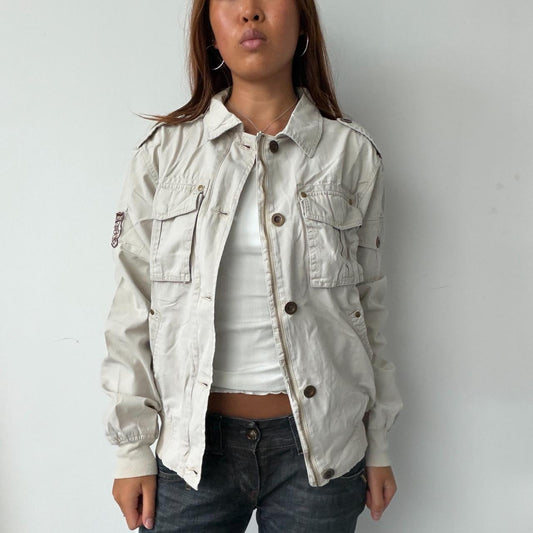 Vintage White Utility Jacket