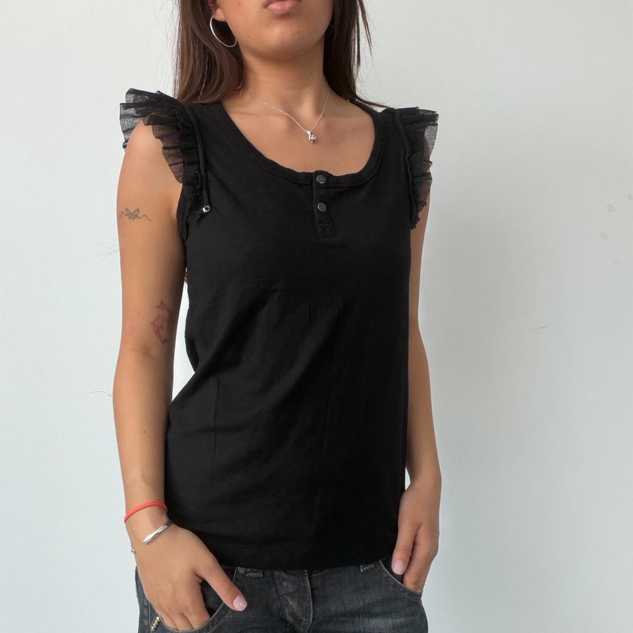 Vintage Black Cop Copine Top