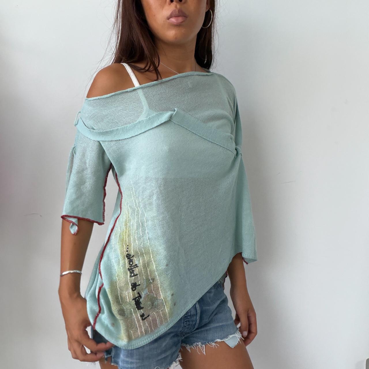 Vintage Blue Cop Copine Top