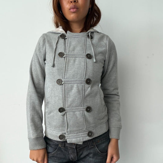 Vintage Grey Zip Up