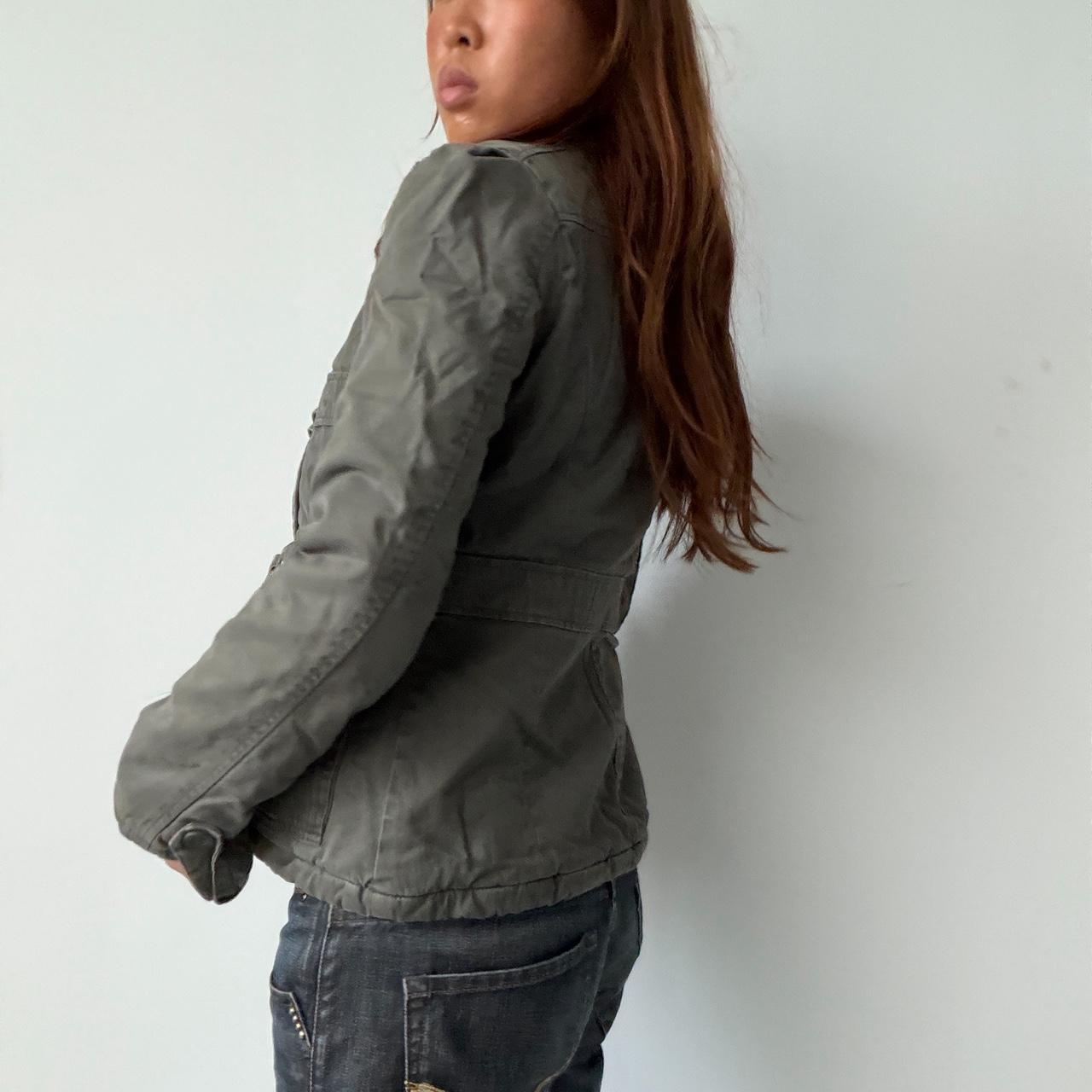 Vintage Grey Zip Up Jacket