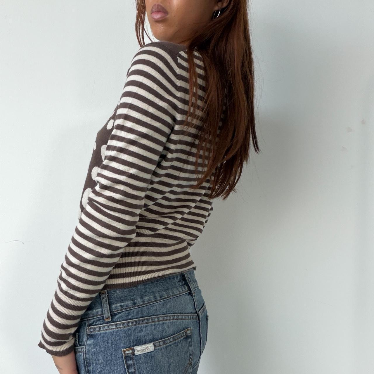 Vintage Brown Spot Cardigan