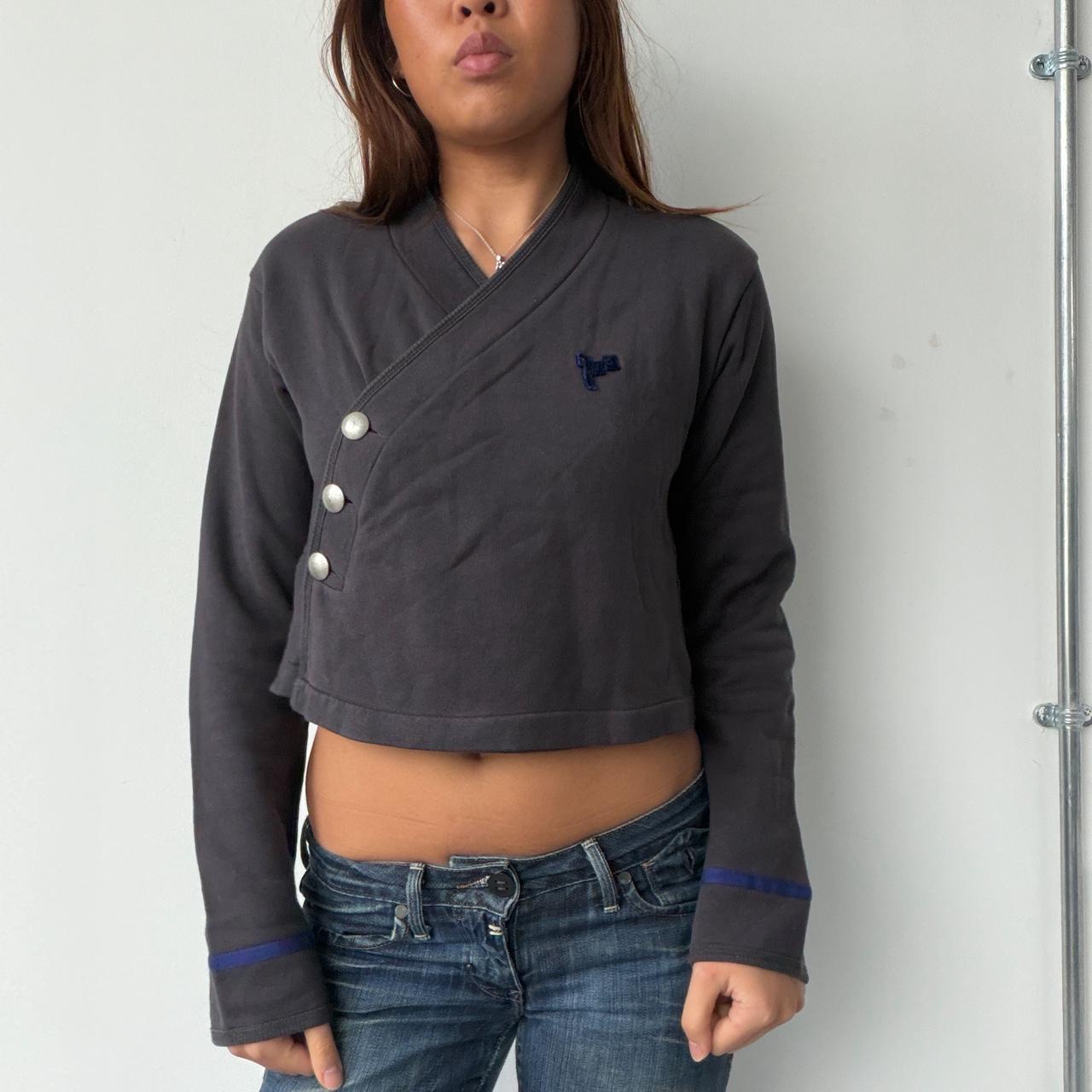 Vintage White Cop Copine Cardigan