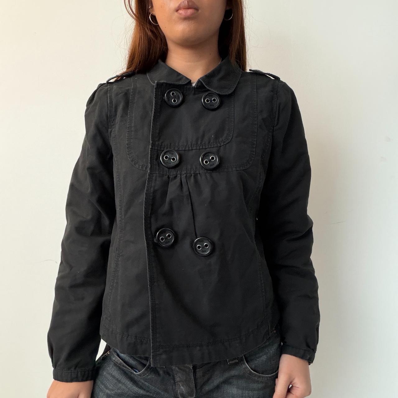 Vintage Black Peacoat