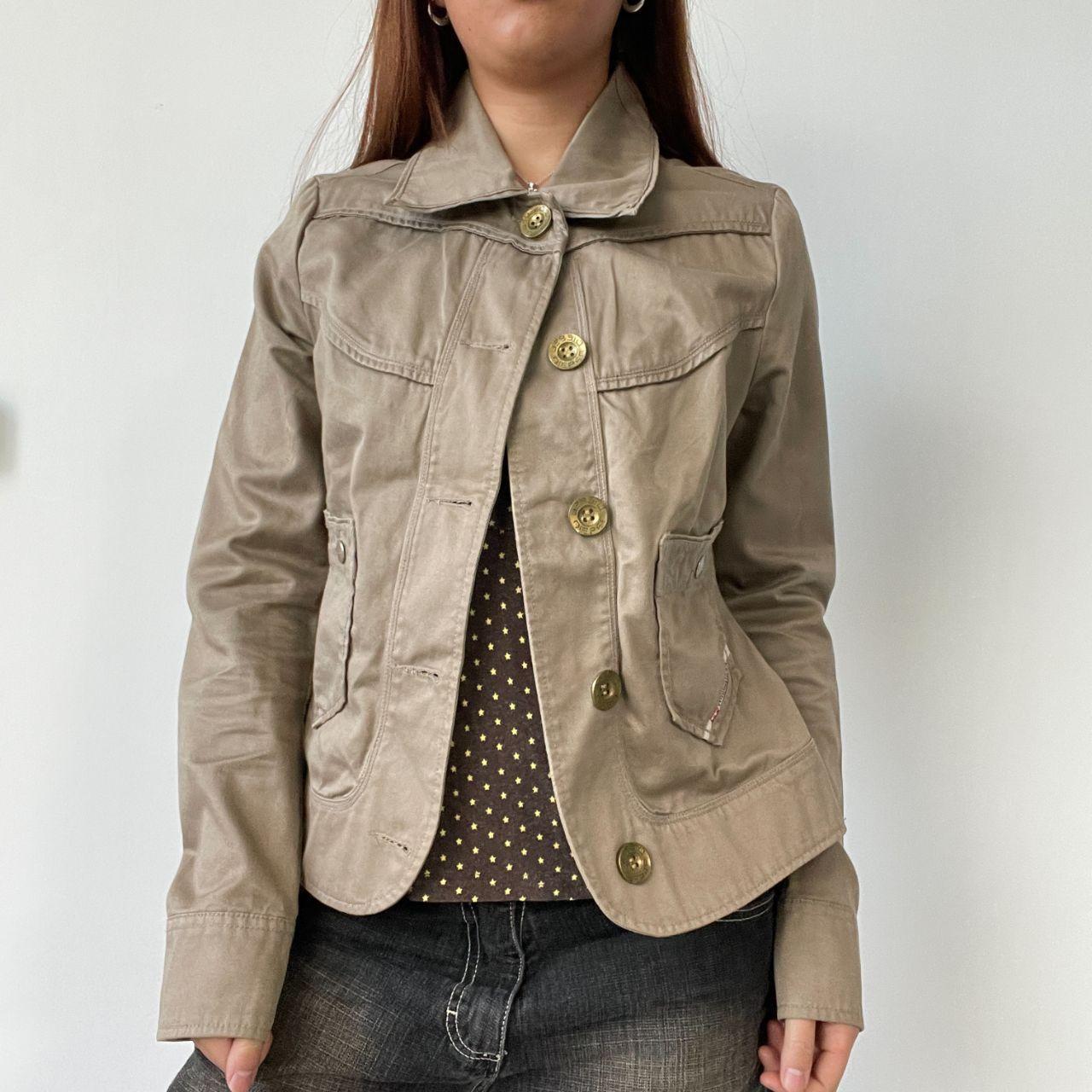 Brown Diesel Fitted Jacket