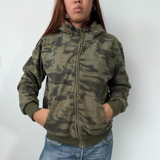 Vintage Camo Zip up