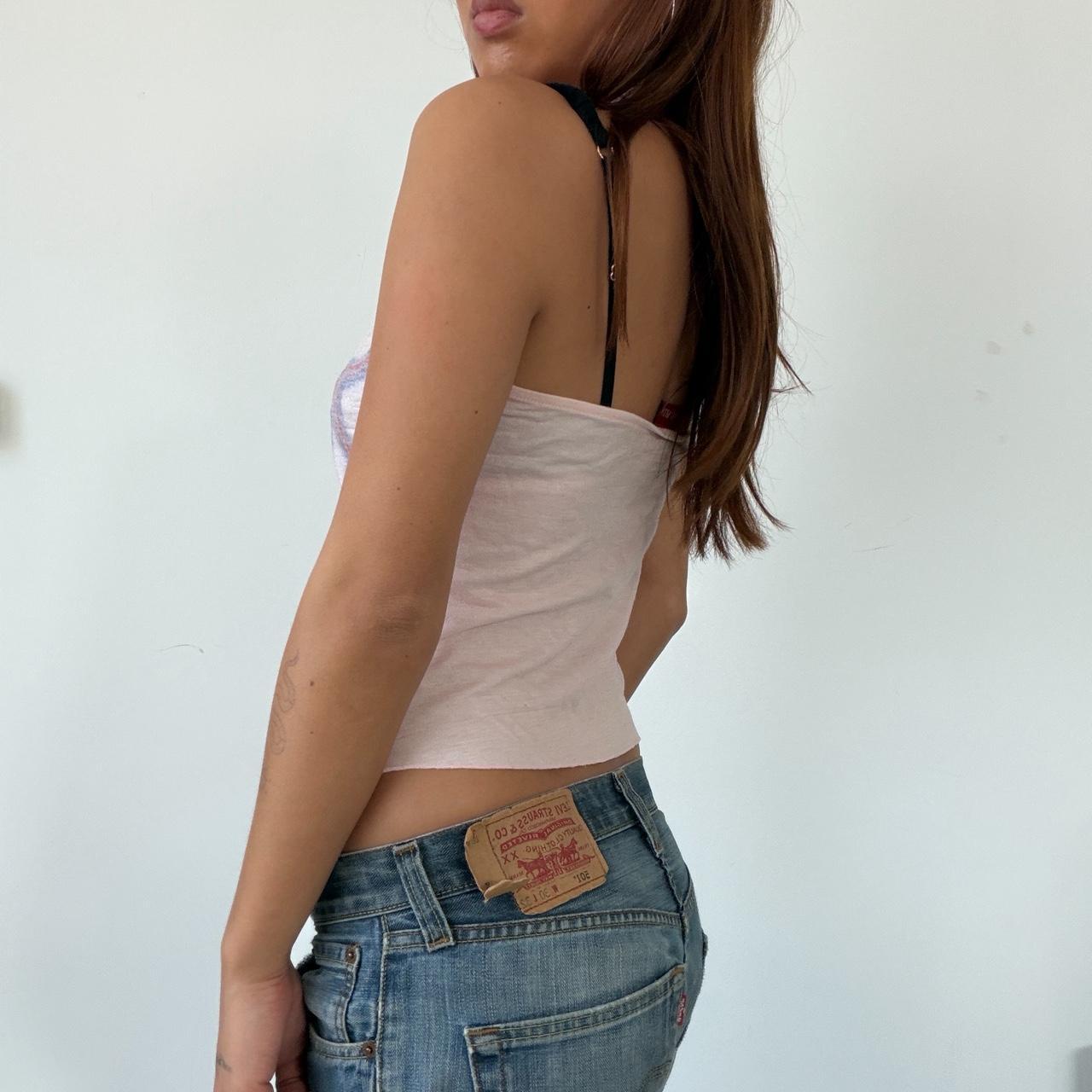 Vintage Pink Graphic Cami Top