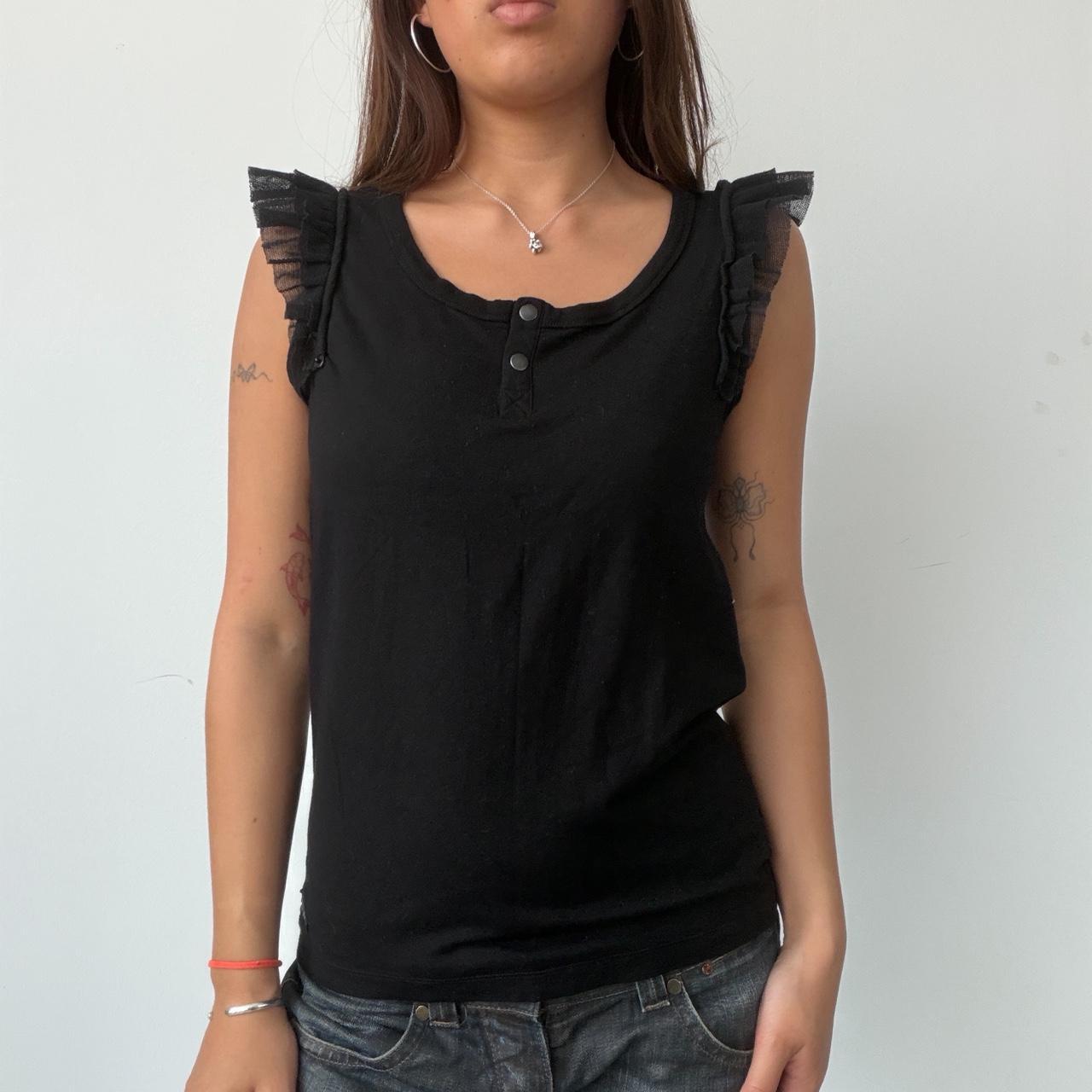 Vintage Black Cop Copine Top