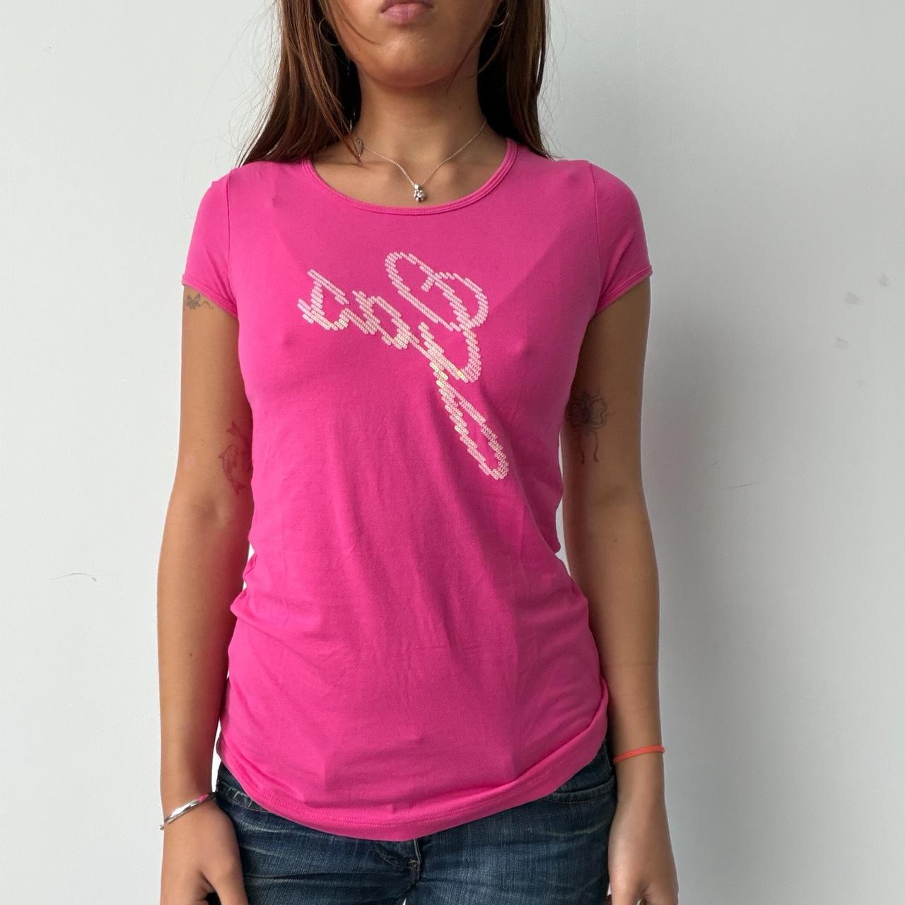 Vintage Hot Pink Baby Tee