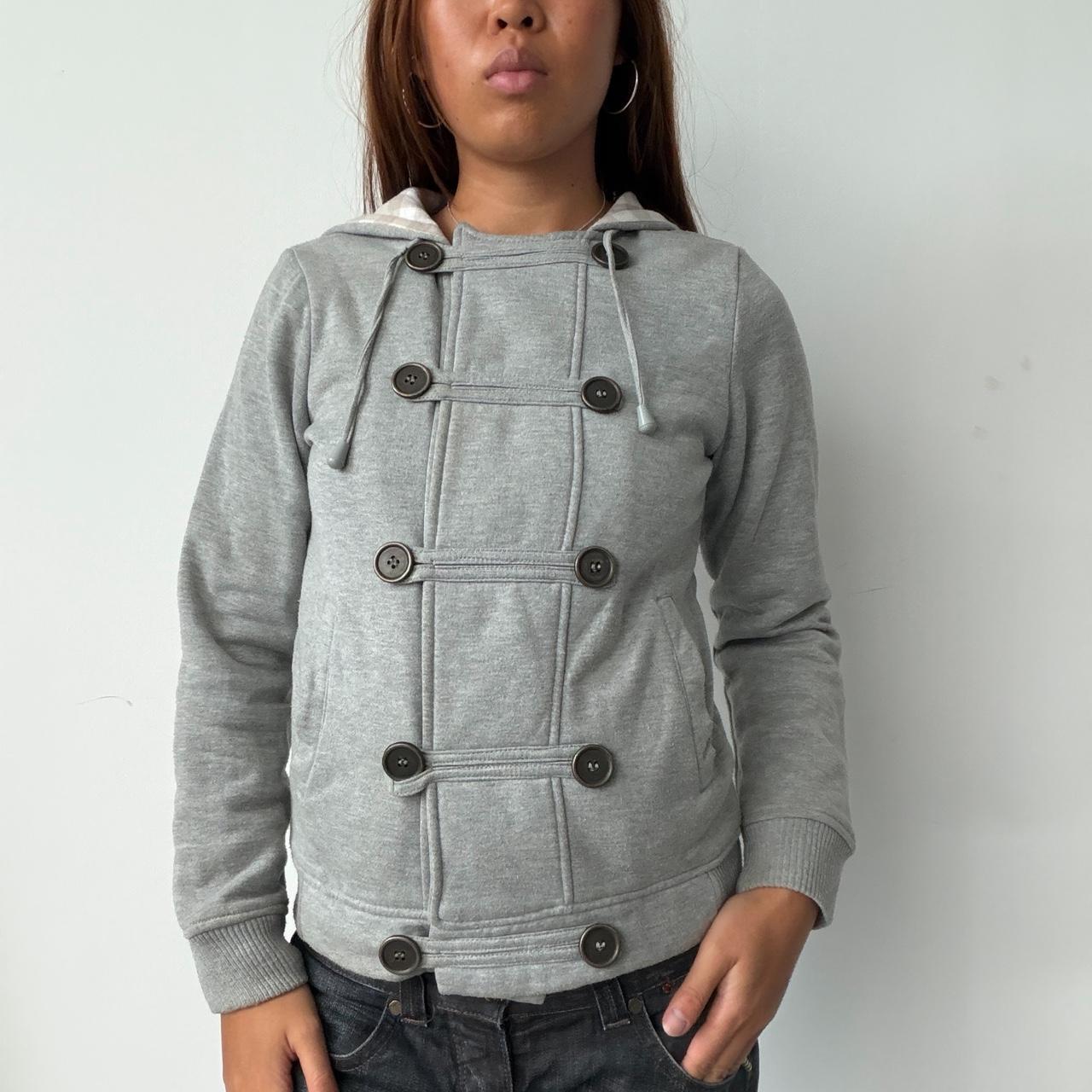 Vintage Grey Zip Up