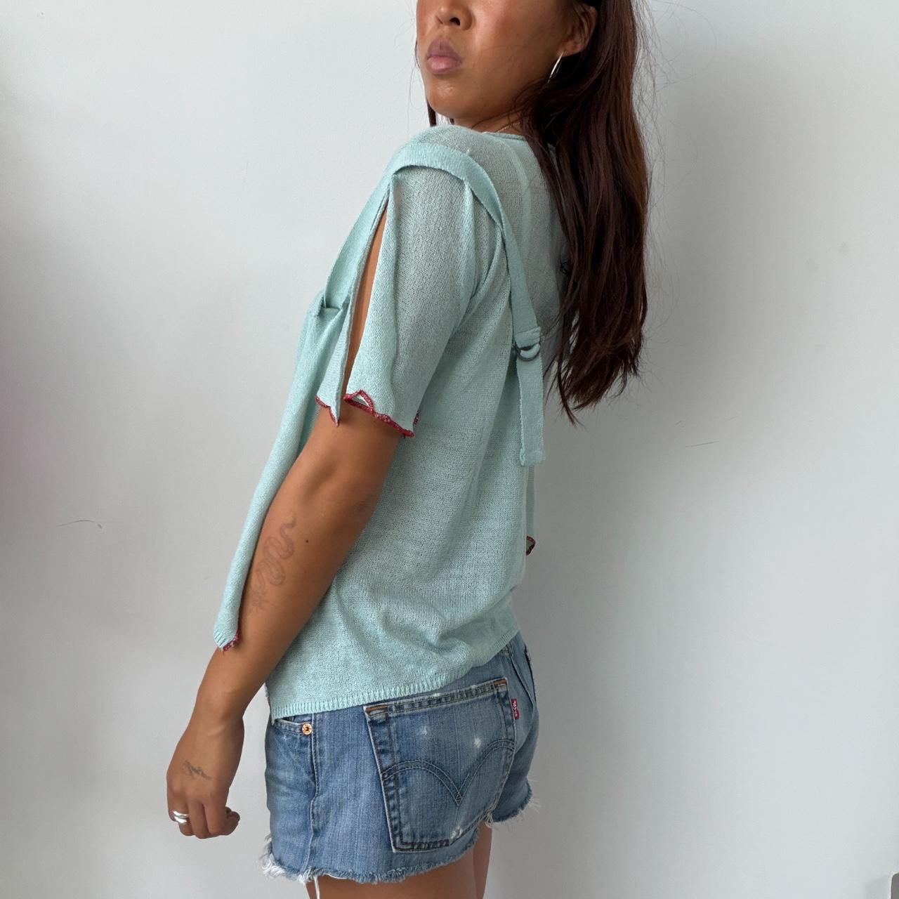 Vintage Blue Cop Copine Top