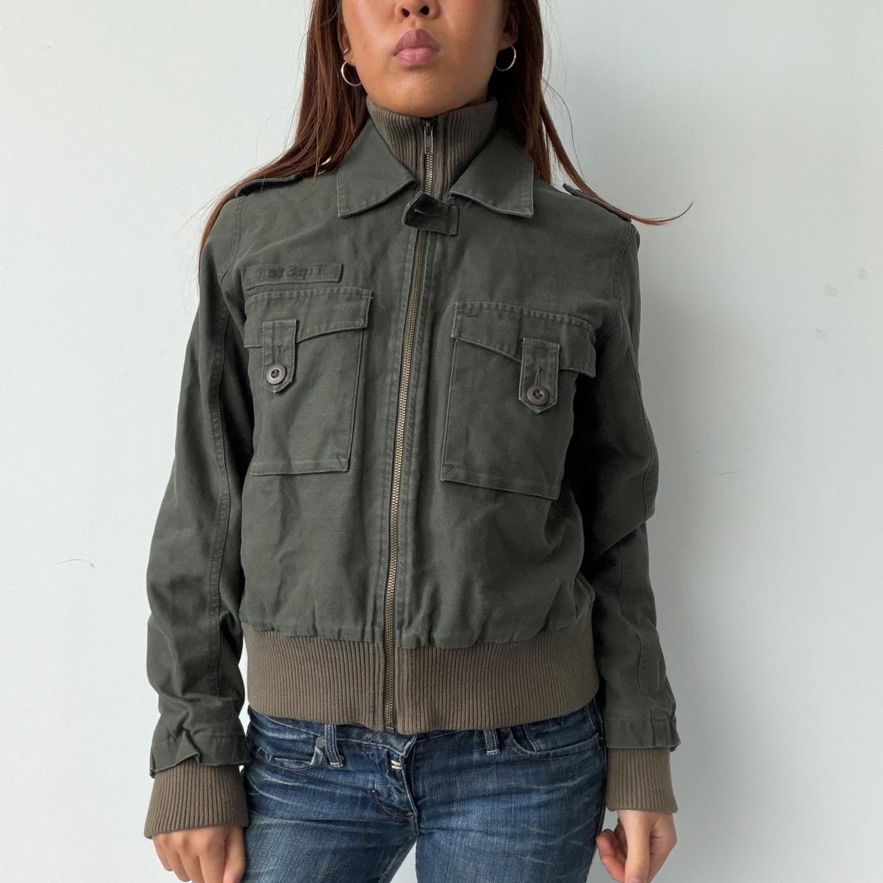 Vintage Green Utility Jacket