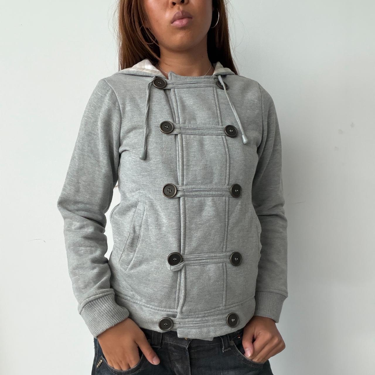 Vintage Grey Zip Up