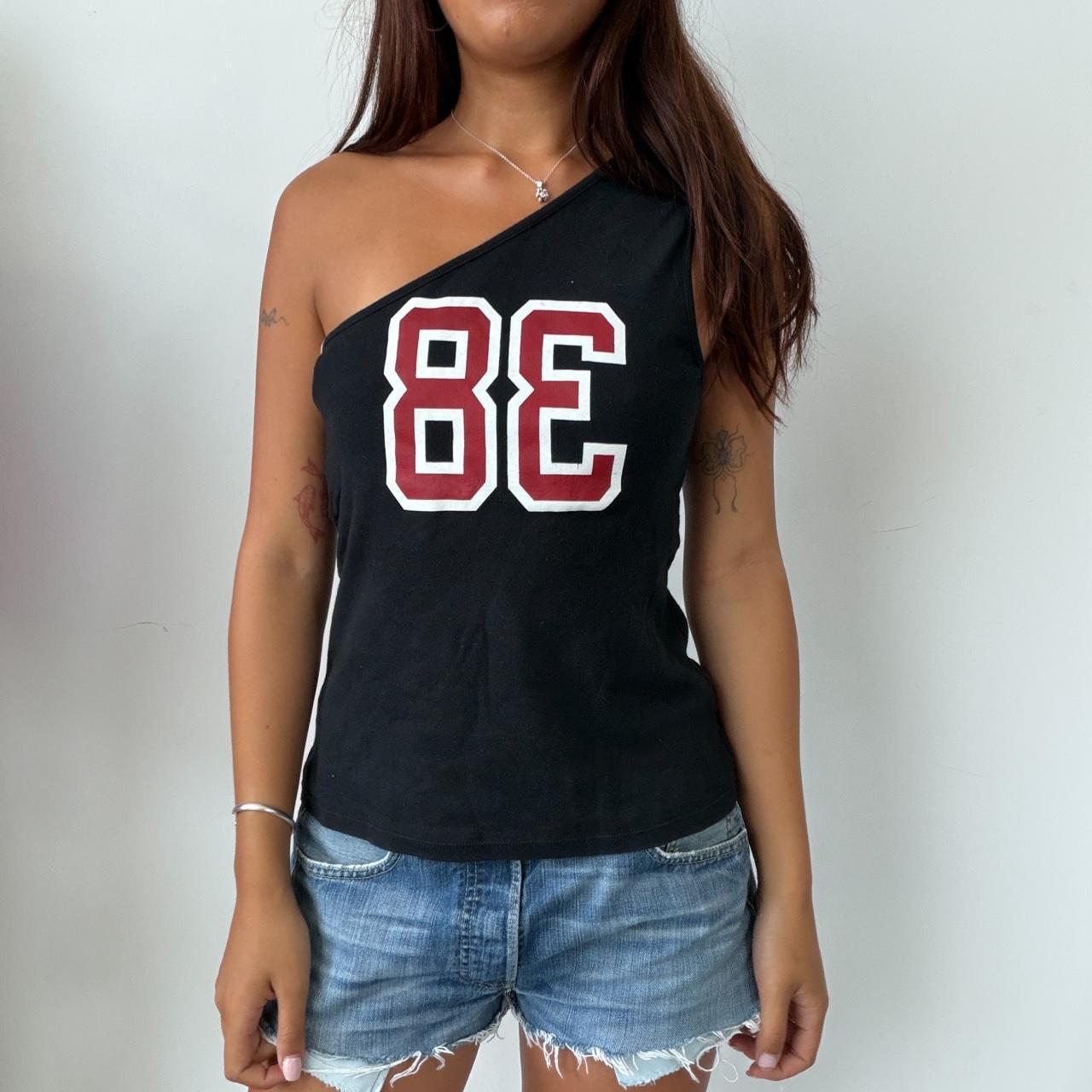 Vintage Number One Shoulder Top
