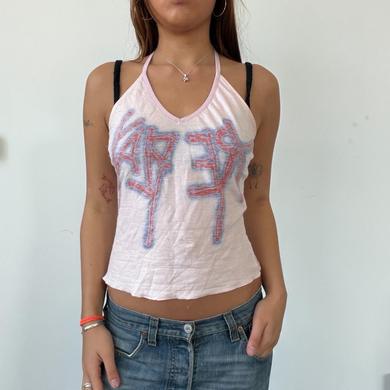 Vintage Pink Graphic Cami Top