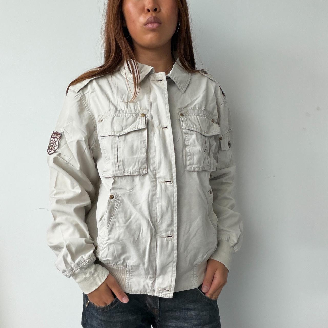 Vintage White Utility Jacket