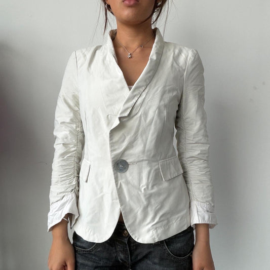 Vintage White Cop Copine Blazer