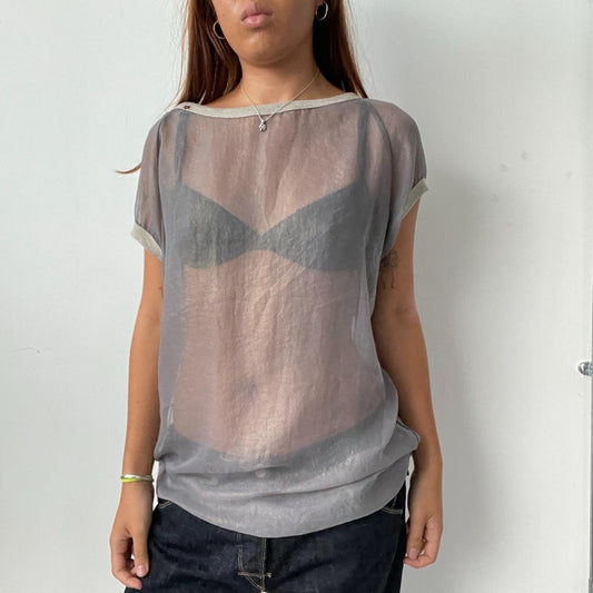 Vintage Grey Cop Copine Top