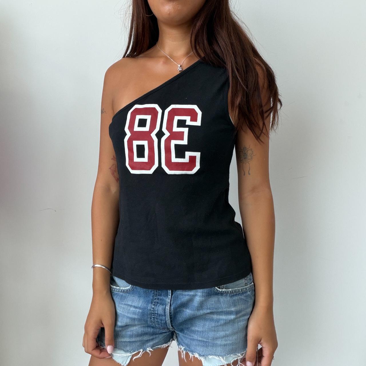 Vintage Number One Shoulder Top