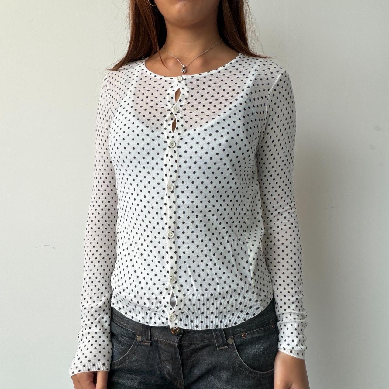 Vintage Polka Dot Cardigan