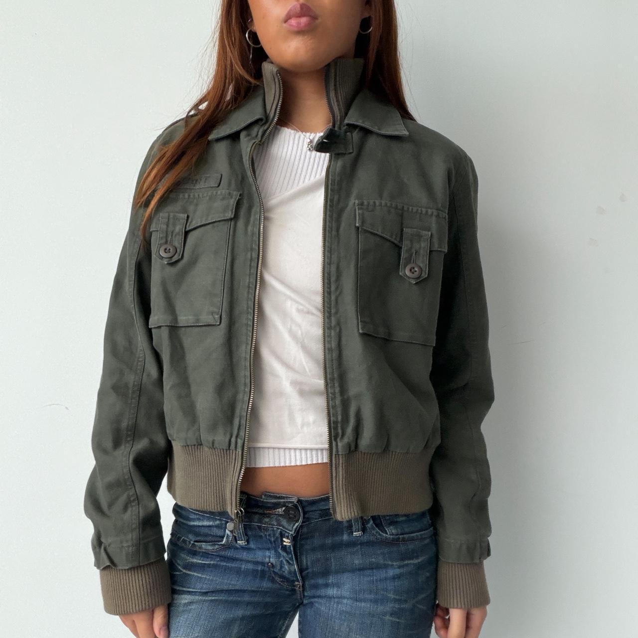 Vintage Green Utility Jacket
