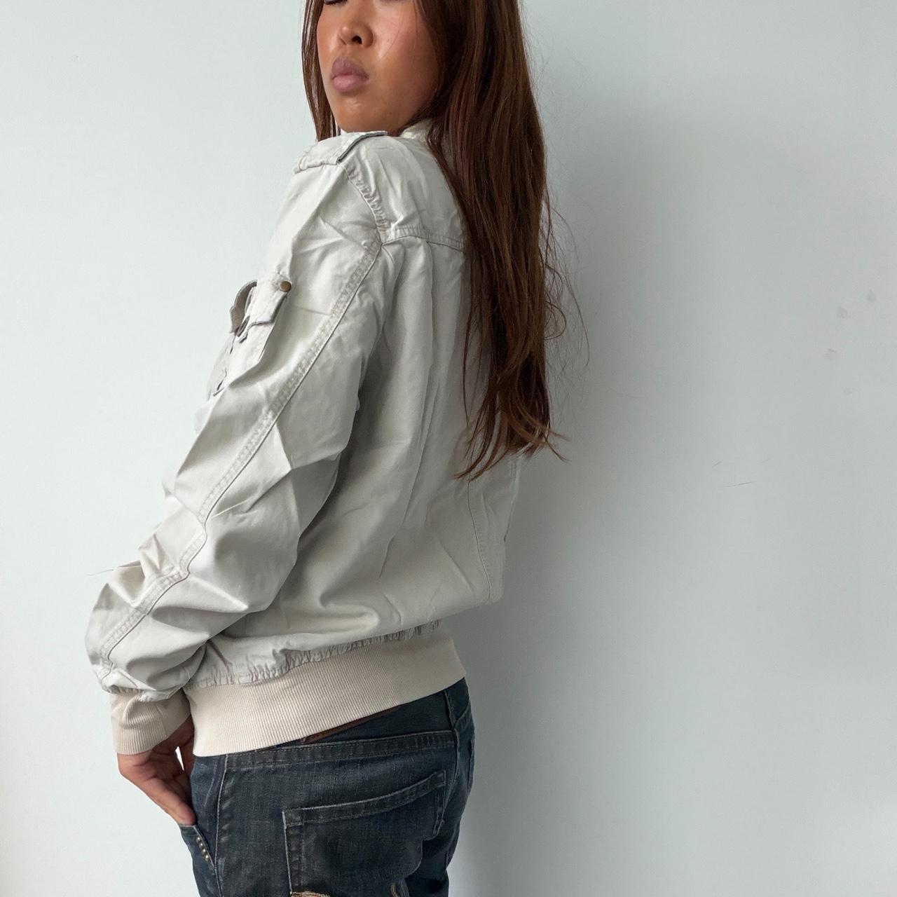 Vintage White Utility Jacket