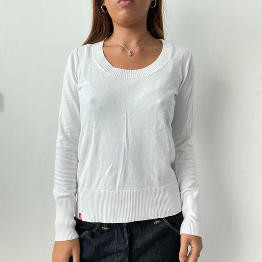 Vintage Scoop Neck Knit Jumper