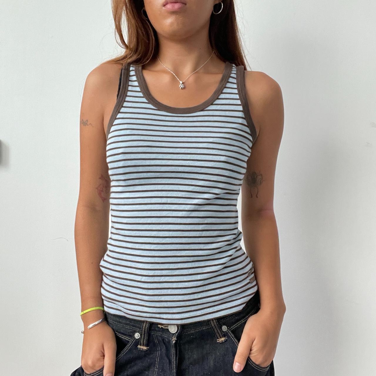 Vintage Cop Copine Stripe Top